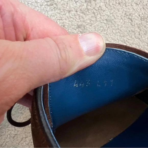 Barker England Jackson Derby Dress Shoes Mens Size 8.5 Leather Tweed Brown - Picture 13 of 13